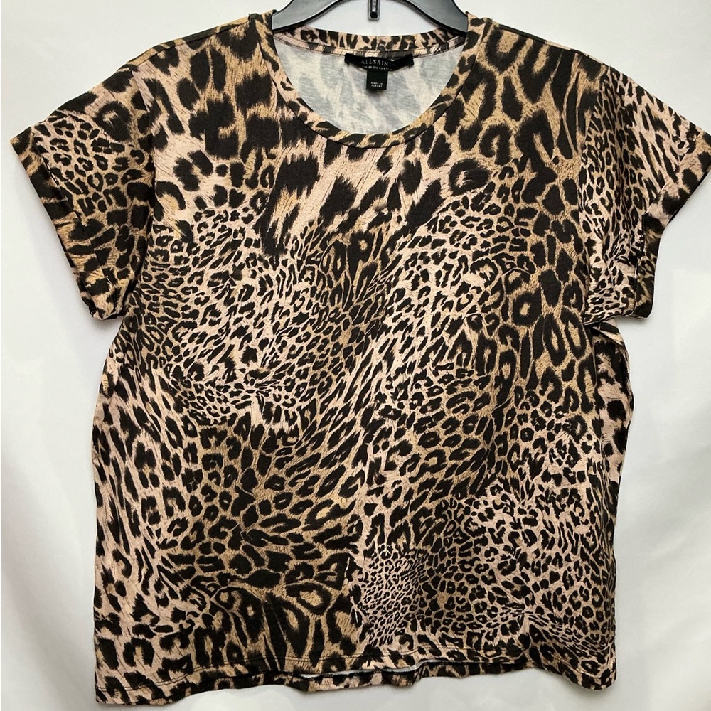 AllSaints Leopard Print Women's Top XL